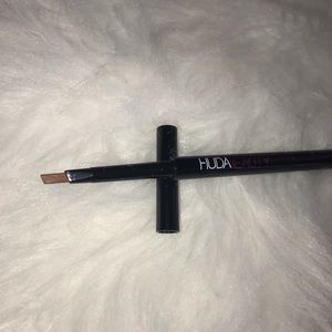 Eyebrow pencil with brush